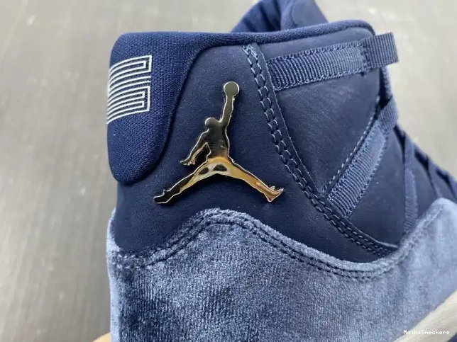 MaikeSneakers Velvet Air Navy 11 WMNS Midnight Jordan AR0715-441 0503